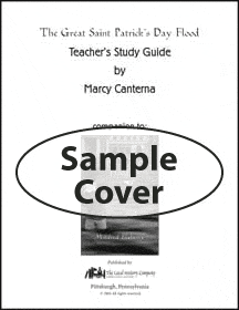 Cover of the teachers study guide by Marcy Canterna for our books, use for juvenile readers interested in pittsburgh, history and exciting stories.